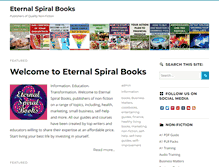 Tablet Screenshot of eternalspiralbooks.com